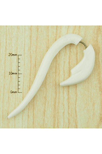 İmgeTattoo Kemik Tribal Abanoz Tünel Küpe