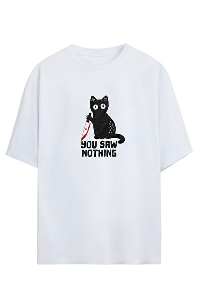 Adrift You Saw Nothing Designed Unisex Oversize T-shirt