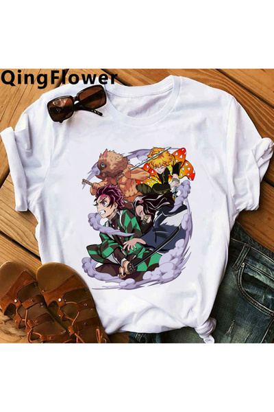 GALASHOP تي شيرت شيطان القاتل كيميتسو تانجيرو كامادو للجنسين تي شيرت Mod83