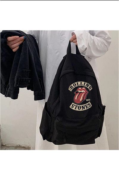 Gofeel Rolling Stones Vintage Printed Unisex Backpack GOFEEL