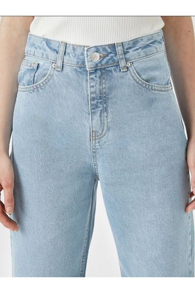 BROSERER Pantaloni Palazzo de damă Isabella, din lycra, cu talie super înaltă, largi