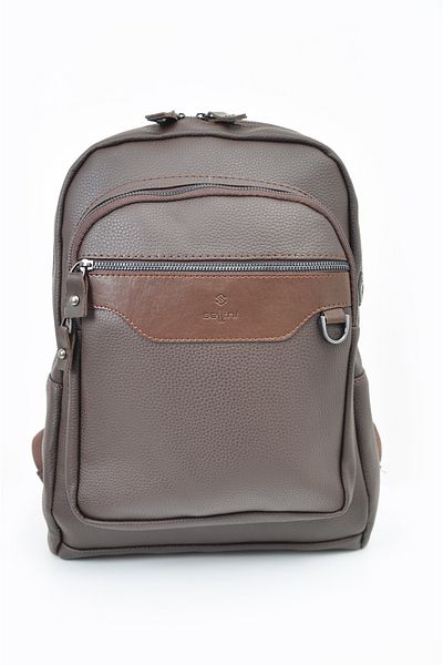 Sellini Unisex καφέ σακίδιο πλάτης και σχολική τσάντα 192