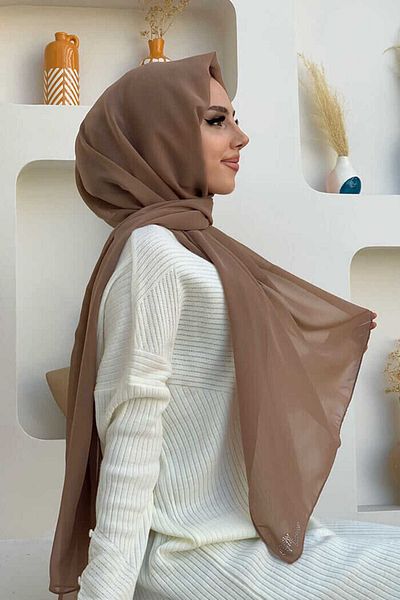 Bym Fashion 2019 Chiffon Shawl Mink