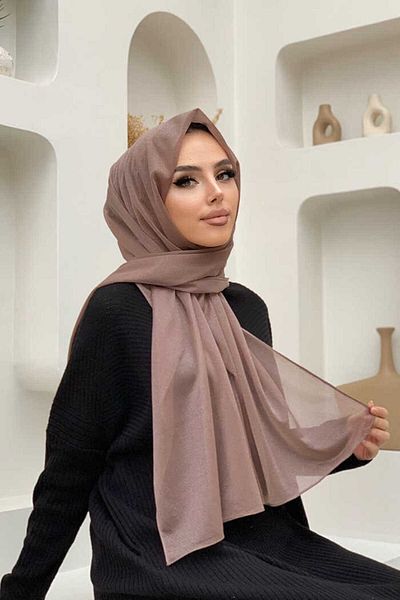 Bym Fashion 2060 Блестящ шал от норка