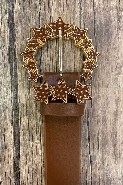 Bym Fashion 9061 Starry Belt Tan