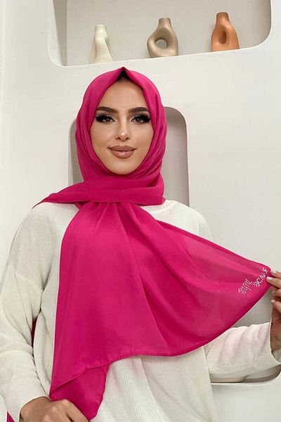 Bym Fashion 2025 Cwin Shawl Fuchsia