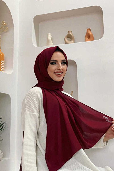 Bym Fashion 2025 Cwin Shawl Claret Red
