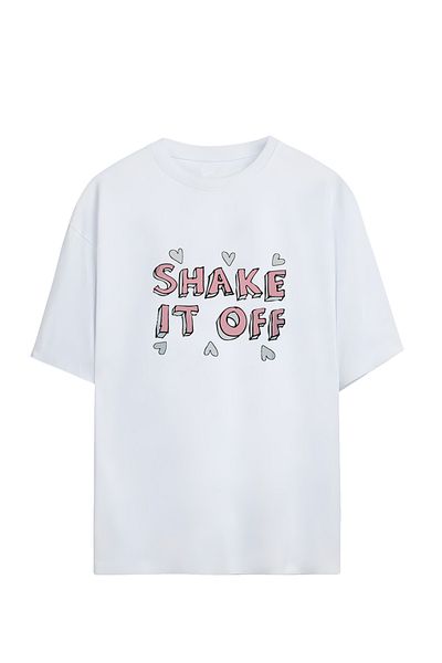 Adrift Taylor Swift - Tricou oversize unisex cu design Shake it off