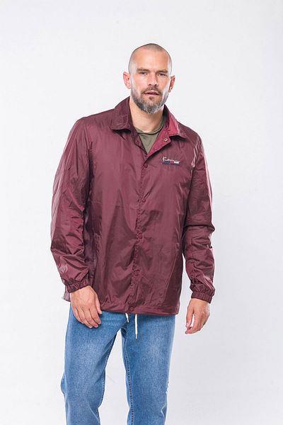 Kevin K238 Men's Claret Red Thin Seasonal Coat