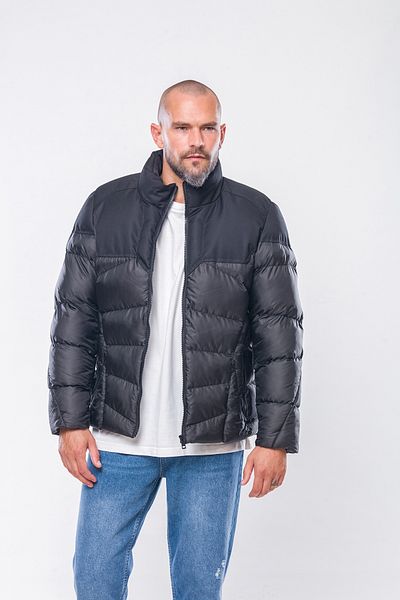 Kevin K231 Men's Black Puffer Jacket
