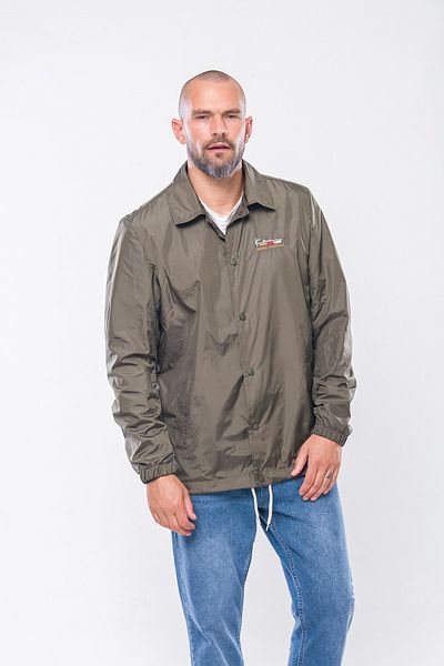 Kevin K238 Men's Khaki Thin Seasonal Coat
