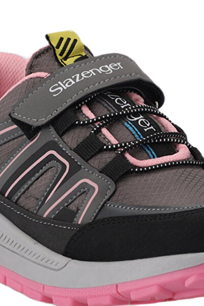 Slazenger Kross Ktn Kids Velcro Dark Gray / Pink Casual Sports Shoes