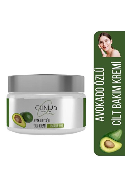 cliniva Avokado Yağı İçeren Doğal Nemlendirici Cilt Bakım Kremi 100ML