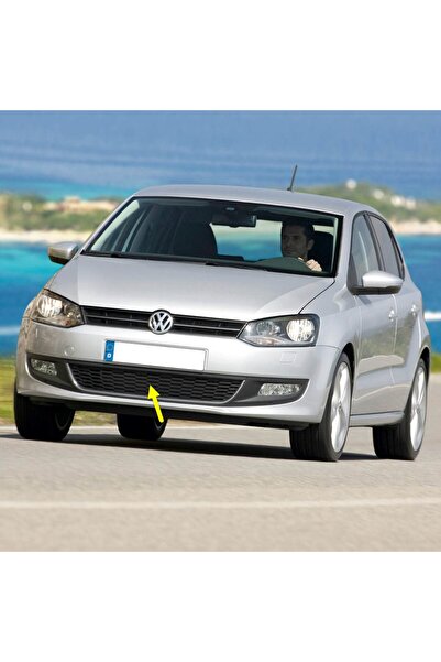 Vass41 VW Polo 2010-2014 Ön Tampon Orta Izgarası Kromlu 6R0853671 6R0853677A ...