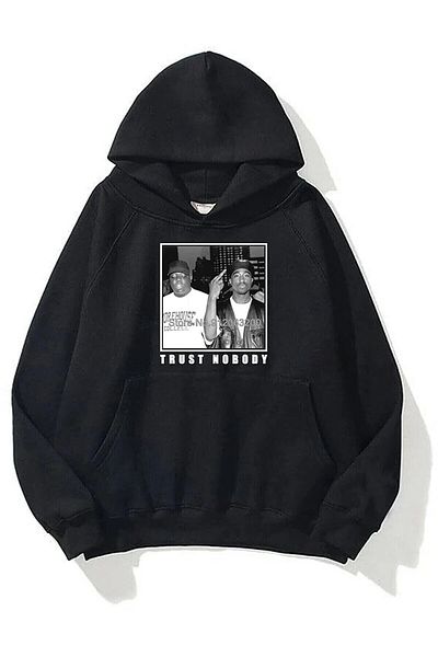 AMMA Φούτερ με κουκούλα Unisex Trust Nobody με στάμπα με κουκούλα