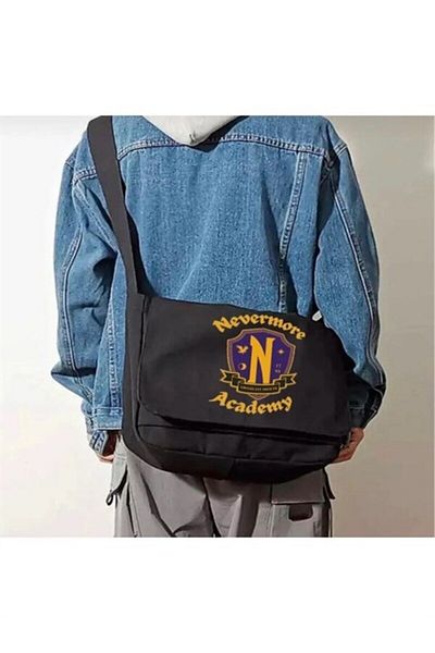 DEEFWEAR Geantă Messenger Wednesday Addams Nevermore Academy