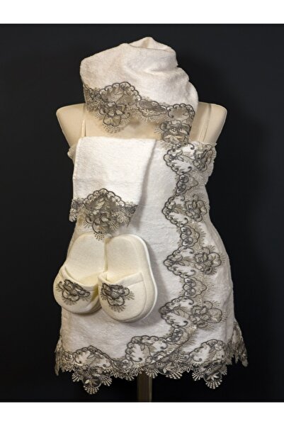 Verse & Reverse Balayı Bornoz Seti 4 Parça