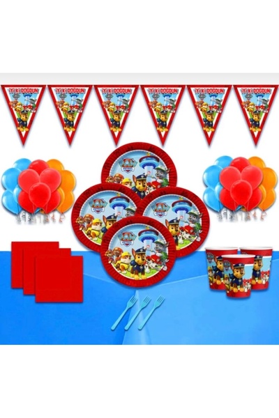 MFM Set de petrecere pentru ziua de naștere cu caracterul Paw Petrol pentru 1...