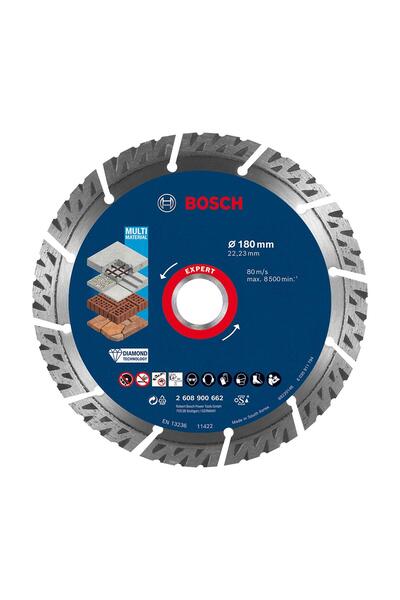 Bosch EXPERT MultiMaterial Elmas Kesme Diski 180 x 22,23 x 2,4 x 12 mm