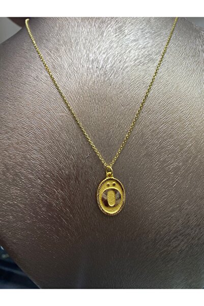 RUHBAŞ PIRLANTA 14 Ayar Altın Doç Zincirli Ö Harf Kolye