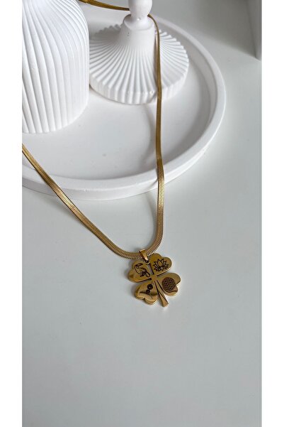 Alışveriş Bekçisi Çelik İtalyan yassı zincirli tukan ve diğer sembollü sayı s...