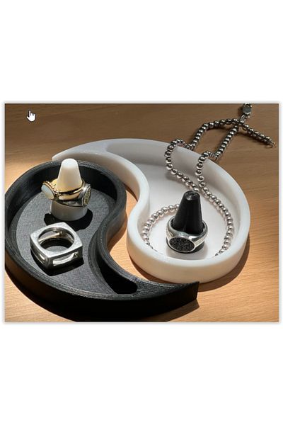 Anatolyizm ying yang ring storage and organizer