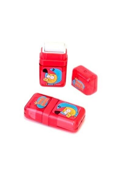 Genel Markalar Kral Şakir Figürlü Çift Taraflı Silgi Silindir Ve Düz