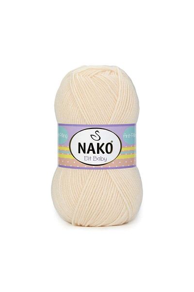 NAKO إيليت بيبي رغوة عسل محبوكة يدويًا 10889 - 5 قطع