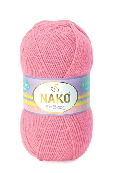 NAKO Elit Baby Hand Knitting Yarn Light Pink 6936 - 5 Pieces