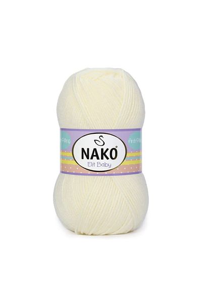NAKO Ελιτ Μπέιμπι Κάβι-Κάβι Κλωστή Κρέμα 300 - 5 Τεμάχια