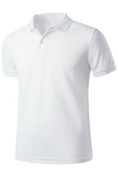 Bilge Trend Školní triko, bílé, polo s krátkým rukávem, dívčí, chlapecké, unisex školní tričko