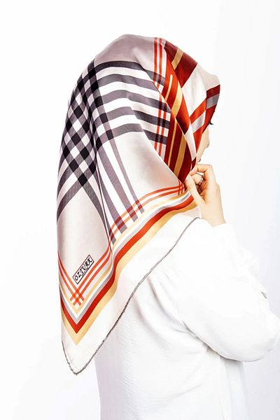 AWAM SILK 90*90 Silk Scarf - 100% Pure