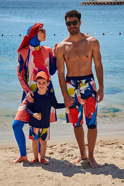 Marina Navy Blue Colored Boy's Shorts B2360