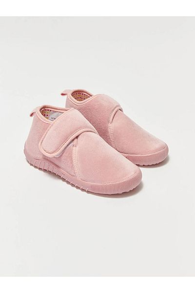 LC Waikiki Velcro Velvet Παντόφλες για κορίτσια