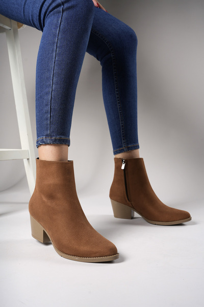 Riccon Gworlann Kadın Bot 00125005 Taba Süet