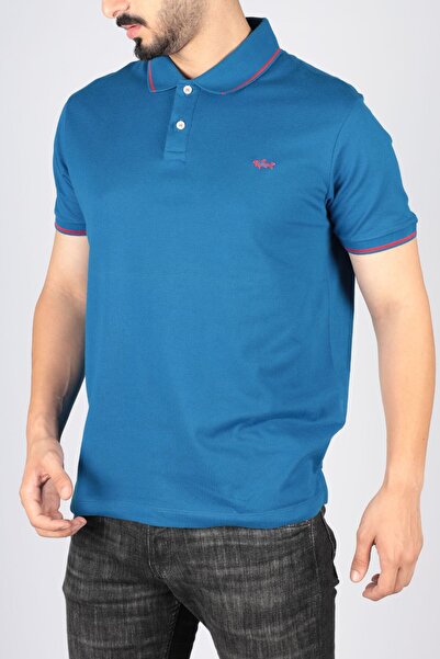 PAUL&SHARK MEN'S KNITTED POLOSHIRT C.WCOTTON