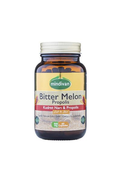 Mindivan Bitter Melon Propolis 500 mg 60 Capsules