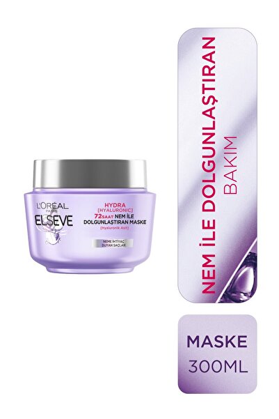 ELSEVE Hydra hyaluronic 72 Saat Nemlendiren Maske 300ml