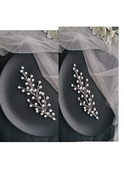 bbays new trend قطعتان من تاج الزفاف، إكسسوار شعر العروس، دبوس شعر العروس، تا...