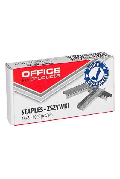 OFFICE products Zımba Teli 24/6 Beyaz 1000buc x 2adet