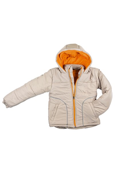BEJ RENKLİ POLARLI MONT