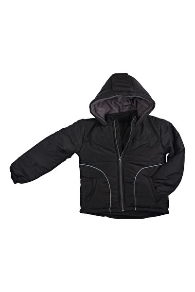 SİYAH RENKLİ POLARLI MONT