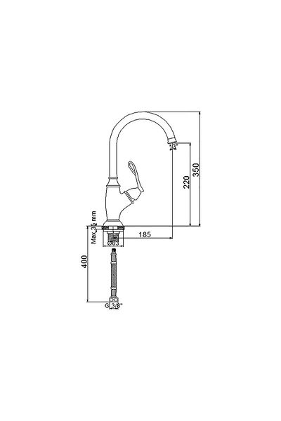 Newarc - Newarc Golden Sink Faucet Gold - 951531 182079