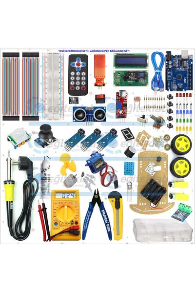 URETMAKER ELEKTRONİKÇİ SETİ + ARDUİNO SÜPER BAŞLANGIÇ SETİ