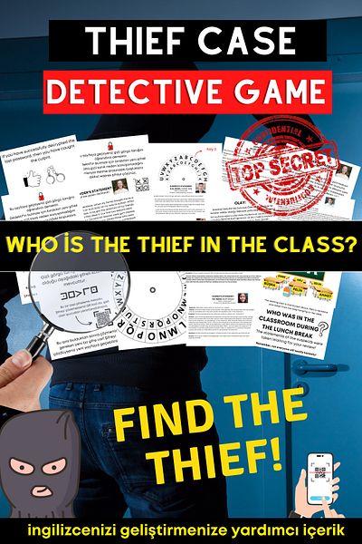 GameBulance Thief Case - Detective Game - Who is the thief in the class? - English Detective Game