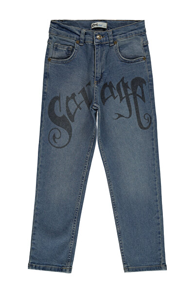 Civil Boys Blugi băieți 10-13 ani Albastru închis