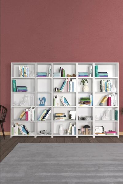 KZY MİRA MONTESSORİ KİTAPLIK BEYAZ