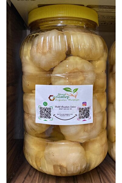 Yöresel Gaziantep Gaziantep’e Özgü Doğal Organik Taze Tüm Sarımsak Turşusu – 3 KG
