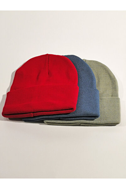 Özgöksu Şapka Set Beretă Iarnă 3 Piese Beretă Pescar De bază