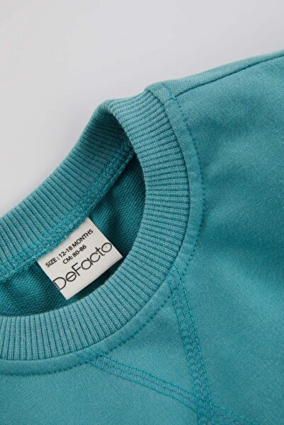 DeFacto Kız Bebek Uzun Kollu Sweatshirt Kumaşı 2'li Takım